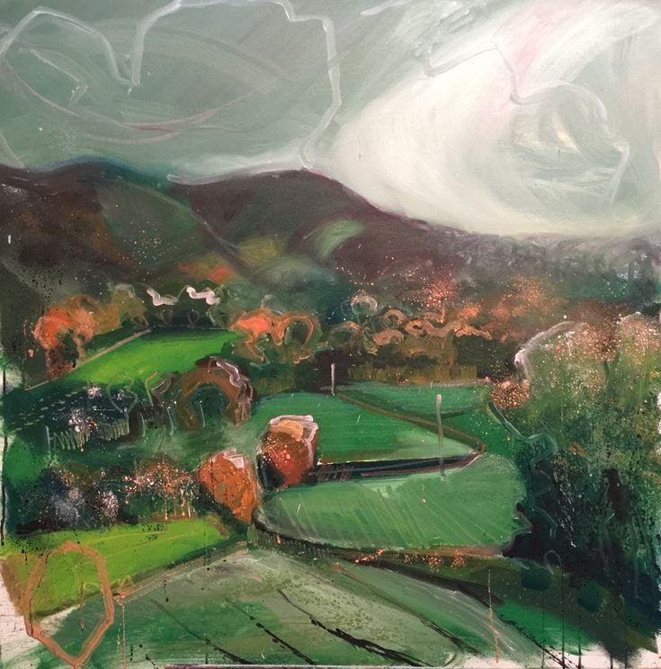 Toward Oare Hill (Autumn)